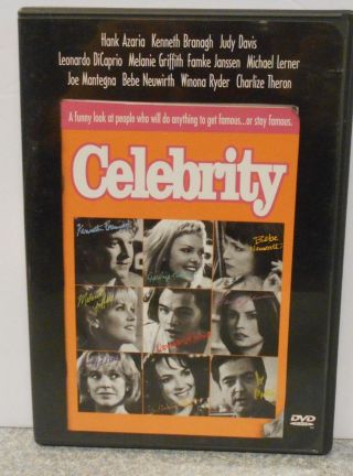 Celebrity (dvd,  1999) Very Rare Comedy Drama Disc W Insert All Star Cast