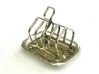 Art Deco Silver Plated Arch Style Four Slice Toast Rack 1470680/685