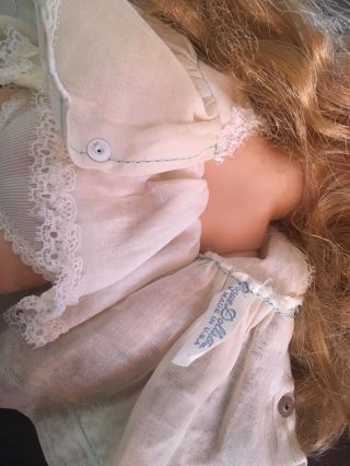 Vintage Vogue Littlest Angel Toddler Doll In Tagged Dress 1960s 11” 3