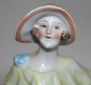 Antique Half Doll Flapper Germany 74509