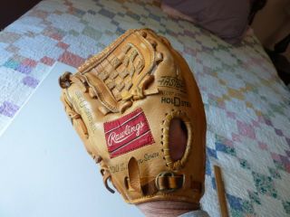 Rare Vintage Rawlings Gjf1 Baseball Glove Mitt - Steve Carlton Left Hand Throw