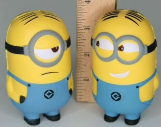 2 Minions Stress Squeeze 4 " Soft Toys From Rare " Despicable Me 2 " Bluray Dvd Set