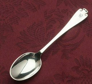Flemish By Tiffany & Co.  Sterling Silver Individual Teaspoon 6 " Mono W