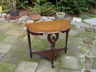 Vintage Carved Eagle Side Table
