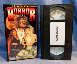 Rare Vhs Video Tape Sleeve Naked Horror Volume 1 Sov Shot On Video Ultra Rare