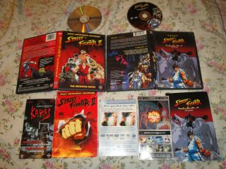Street Fighter 2 Ii The Animated Movie,  Alpha (dvd,  2006) Uncut Rare Ryu Chunli