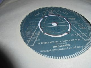 Monkees - A Little Bit Me A Little Bit You - Uk Rca Demo - Rare Item - See Scans