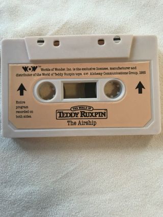 Teddy Ruxpin Cassette Tape The Airship Adventure Series Very Good Vintage 1985