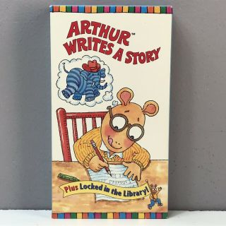 Arthur Writes A Story Video Tape NEARLY Aardvark MARC BROWN 1997 CINAR Rare 3