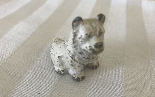 Rare Hubley Cast Iron Husky Dog Paperweight Antique Vtg