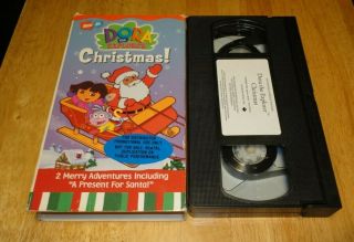 Dora The Explorer - Christmas (vhs,  2002) Nick Jr.  - Rare Demo Promo Screener