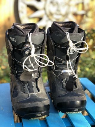 Rare Vans Recco Brown Boa System Snowboarding Boots - Men Size 8.  5