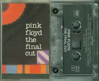 Pink Floyd - The Final Cut Rare Clear Tape 1983 Columbia Canada Vqct - 38243