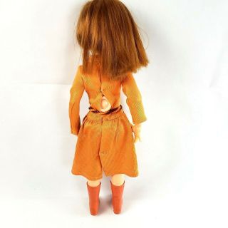 Ideal Vintage 1971 Moving Groovin Crissy Doll Orange Dress & Shoes 3