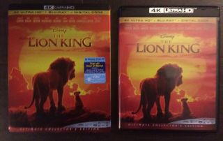 The Lion King 4k Ultra Hd Blu Ray Disney Slipcover Digital Rare Collectors