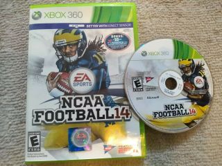 Ncaa Football 14 (xbox 360,  2013) Xbox 360 Rare Vg Disc