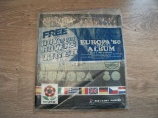 Rare Panini Europa 80 Sticker Album - Almost Full (246 Stickers Out Of 264)