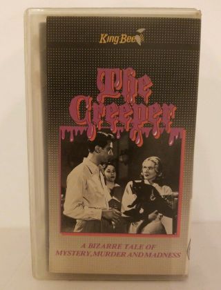 The Creeper Vhs Horror Rare King Bee Classic Black & White Rob Zombie 1948 Scifi