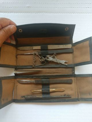 Vintage Antique Pocket Surgical Kit T &p Products Germany.