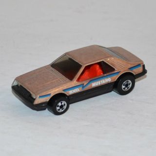 RARE Vintage Hot Wheels Color Racers 1979 Ford Mustang S.  V.  O.  Turbo MINTY 2