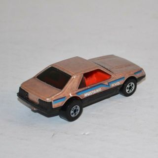 RARE Vintage Hot Wheels Color Racers 1979 Ford Mustang S.  V.  O.  Turbo MINTY 3