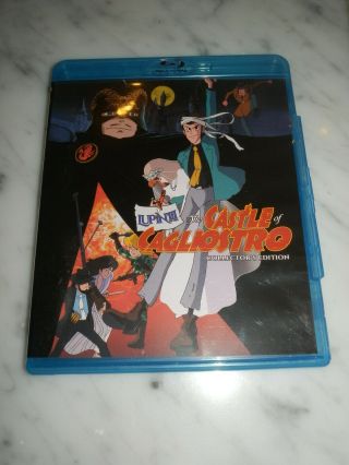 Lupin The Third: The Castle Of Cagliostro [blu - Ray] Region A Usa Englis Rare Oop