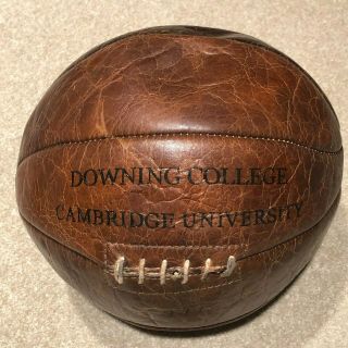 Vintage Laced Lace Basketball 1941/downing College/cambridge University Rare