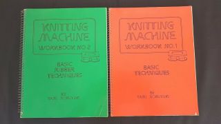 Bk230 Rare Brother Knitting Machine Books Tami Nobuyuki Workbooks 1 And 2