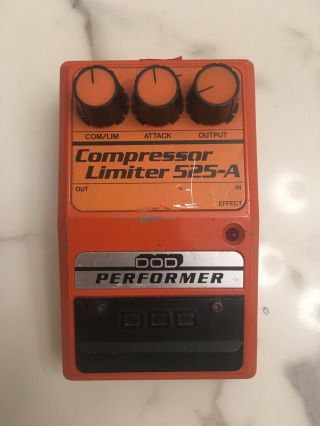 Dod 525 - A Compressor Limiter Rare Vintage Guitar Effect Pedal Faulty Switch