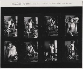 Vintage 1960s Nude,  Contact Sheet By Howard Roark