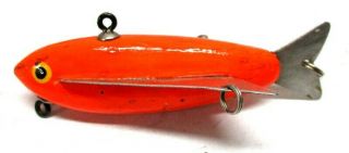1950s ERNIE NEWMAN BATWING CHEATER JIG/LURE FISH SPEARING DECOY ICE FISHING LURE 2