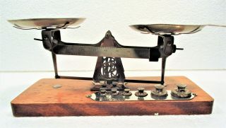 ANTIQUE KODAK STUDIO BALANCE SCALE FOR PHOTOGRAPHIC USES,  COMPLETE WITH WEIGHTS 3