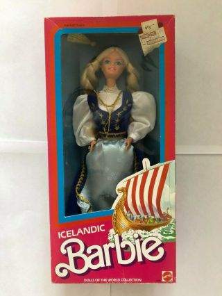 Dolls Of The World Icelandic Barbie 1986
