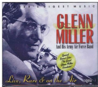 Glenn Miller - " Live,  Rare And On The - 4 Cd Set - Reader 