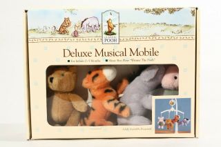 Classic Disney Winnie The Pooh Deluxe Musical Mobile Rare