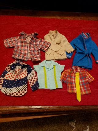 Vintage Dollhouse Ken Doll Clothes And Shoes Very Cool.  Ken Clothes