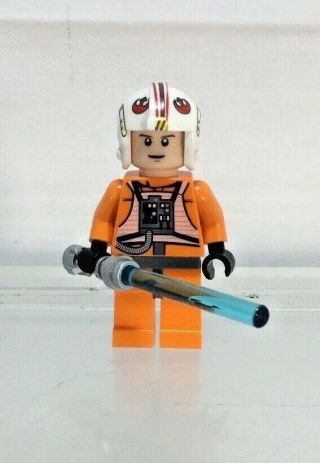 Lego Star Wars Luke Skywalker X - Wing Pilot Factory Error Misprint Minifig Rare