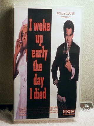 I Woke Up Early The Day I Died (vhs_very Rare_original English_german Release)
