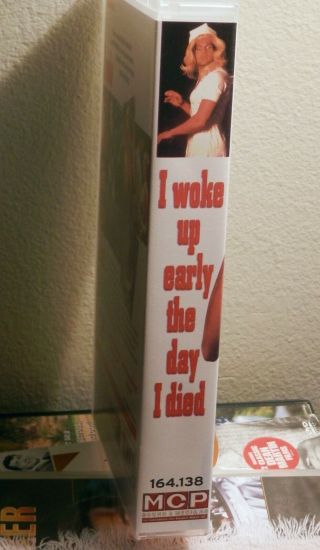 I Woke Up Early The Day I Died (VHS_VERY RARE_Original English_German Release) 3