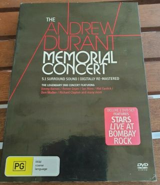 2 Dvd The Andrew Durant Memorial Concert (rare 80 