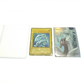 Blue - Eyes White Dragon Ultra Rare Sdk - 001 Heavily Played Yugioh Card