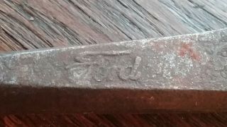Antique Vintage Ford Embossed Model T or Tractor? Tire Lug Open Ended Wrench 2
