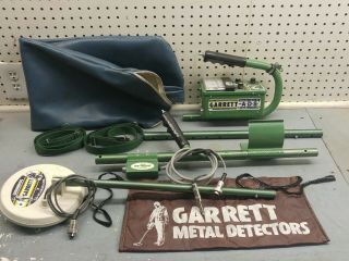 Rare Vintage Garrett Ads Master Hunter Groundhog Metal Detector