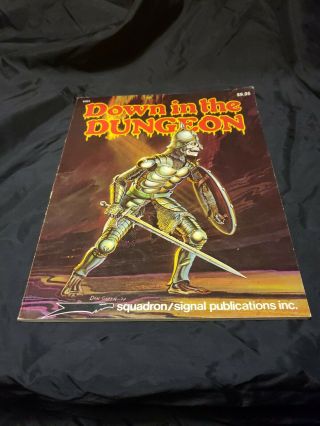Dungeons & Dragons Squadron/signal Prod Book Down In The Dungeon Rare