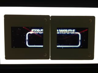 Star Wars Kenner Logo Presentation Slides Preproduction Prototype Rare