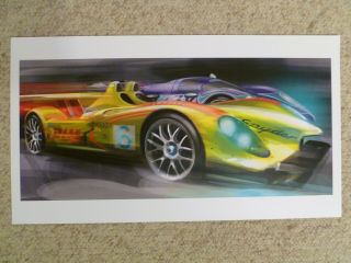 2008 Porsche Rs Spyder & 917 Lh Showroom Advertising Sales Poster Rare Awesome