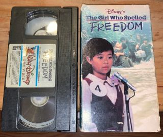 The Girl Who Spelled Freedom Vhs Rare Walt Disney Home Video