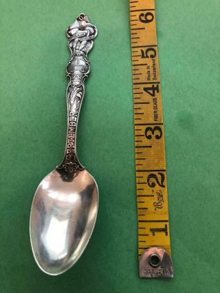 Antique Sterling Silver Spoon September Libra Wallace & Sons Morning Glory 25g