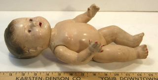 Vintage C1930 12 " Composition Baby Doll Drink & Wet Wetting As - Is To Restore