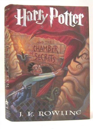 Rare Harry Potter And The Chamber Of Secrets Hc/dj First Edition 1st Print